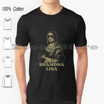 Shamona Lisa Póló, 100% Pamut Férfi Nő Személyre Szabott Minta Shamona Lisa Shamona Lisa Shamona Lisa Shamona Lisa Shamone Sha