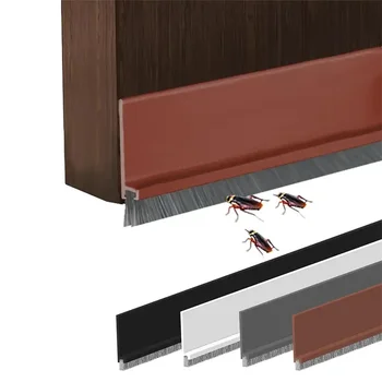 2M Alsó ecset pecsét, H-típusú ajtó ne öntapadó rovar bizonyíték, hogy por vagy hangszigetelés háztartási hardver