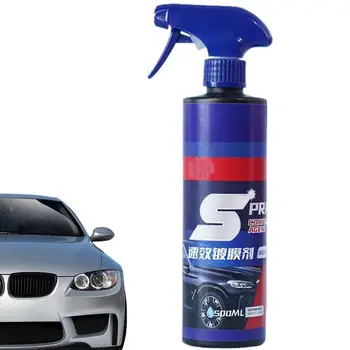 3 In 1 Autó Bevonat Spray 500ml Magas Minőségű, Karcolás Javítás Hidrofób Polírozás Festék Tartós Autó Részletező Kit Kellékek
