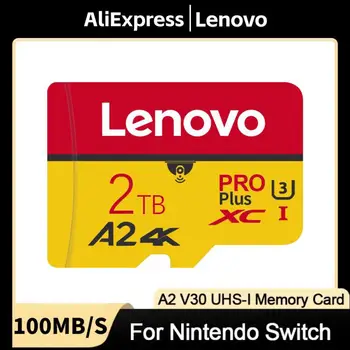 Lenovo Flash Memória Kártya 2TB 128 GB Micro TF/SD-Kártya 512 gb-os Class 10 1 tb-os SD Memóriakártya SD Kártya Android Telefon/Kamera