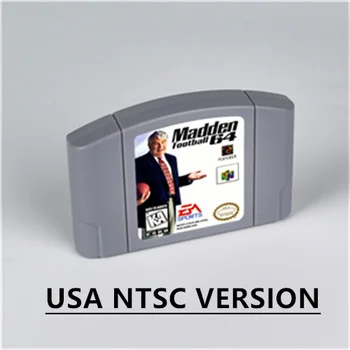 Futball Retro 64 Retro 64 Bites Játék Patron USA Verzió NTSC FormatChidren Ajándék Játék