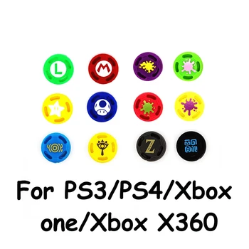 1DB Szilikon Analóg Hüvelykujj Botot Markol Kupakok PS5 PS4 Slim Pro Xbox Sorozat X JoyCon Vezérlő Rúd Sapka, Bőr XSX PS5