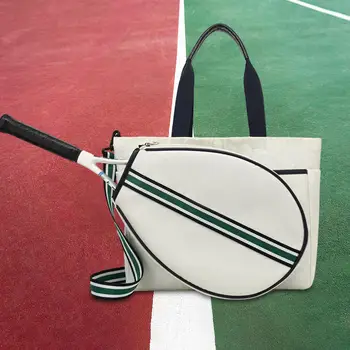 Tenisz Táska Fitness Tároló Többfunkciós Hordozható Táskában Cserélhető Állítható Pánt Nagy Kapacitású Tenisz Ütő Táska