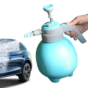 Autó Mosás Spray 2L Állítható Nyomás Üveg, 2 Módok Kék Hordozható autómosó Permetező Üveget, Autó Takarítás, Kertészkedés