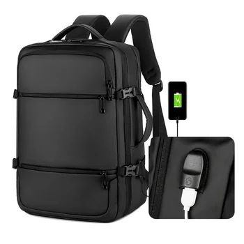 Férfi hátizsák vízálló 15.6 inch Üzleti Laptop Hátizsák iskolába, utazótáska, USB-töltés, Nagy kapacitású új Mochila