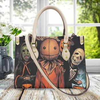 A nők Messenger Bags Alkalmi Táskák Halloween Horror Film Trükk R Kezelni Sam Print on Demand Luxus Design Totál Hölgyeknek Ajándék