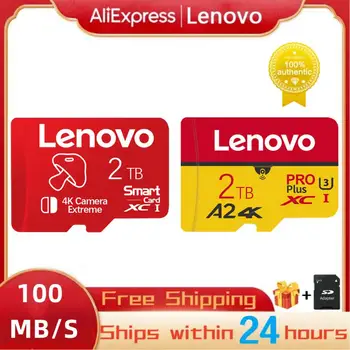 Lenovo SD-Kártya 1 tb-os 2 tb-os Micro TF/256 gb-os SD, Mini SD-Kártya 512 gb-os 128GB, SD/TF Flash Memóriakártya A Telefon Tablet Kamera Ingyenes Szállítás