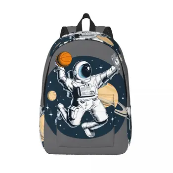 Űrhajós Játék A Kosárlabda A Tér Hátizsák Uniszex Utazási Táska Iskolatáska Bookbag Mochila