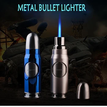 Kreatív golyó alakú, szélálló felfújható könnyebb egyenesen kék tűz szabadtéri szélálló lángszóró hegesztő pisztoly