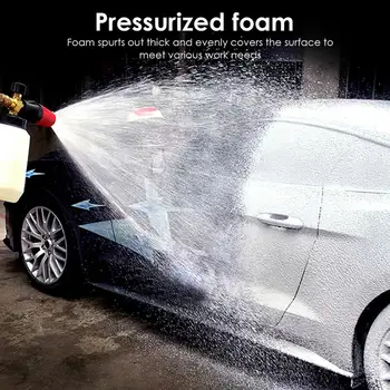 Car Wash Hab Permetező 2L Tartós Kezét Nyomás Hó Habzó Szivattyú Blaster Multifunkcionális Ágyú Autó Szépség Tartozékok Készlet