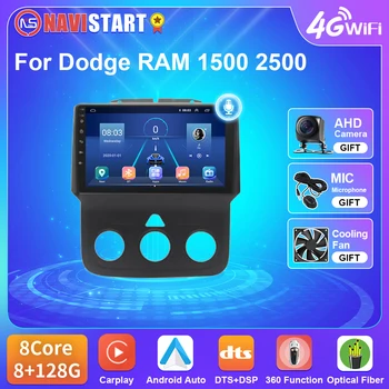 NAVISTART A Dodge RAM 1500 2500 2012-2017 Android 10 Autó Rádió Képernyőn 2din Navigációs Multimédia GPS Videó 4G WIFI Player
