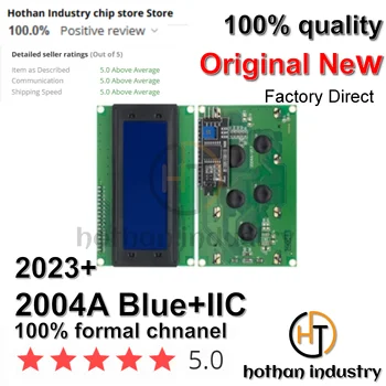 （1DB）100% ÚJ LCD2004A 2004A Kék képernyő LCD képernyő 5V háttérvilágítással IIC