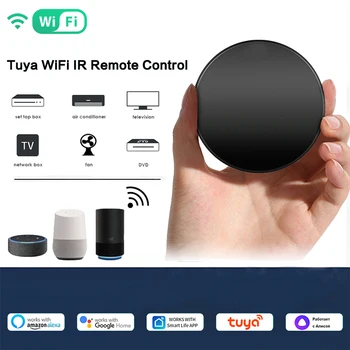Tuya WiFi Smart IR Távirányító Smart Home TV Vezérlő DVD AUD AC App Távirányító Működik, Alexa, a Google Haza, Alice