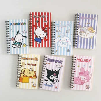 Sanrio Kuromi A Dallam Cinnamoroll Hello Kitty Notebook Aranyos Hordozható Jegyzettömb Folyóirat Könyv Rajzfilm Színes Oldal Diák Notebook