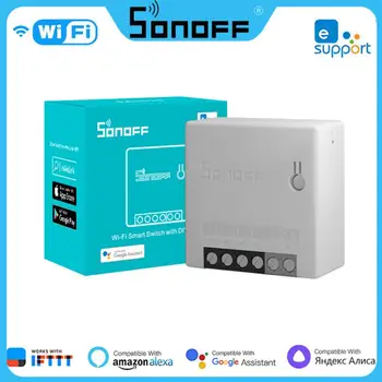 SONOFF MINIR2 WiFi DIY Smart Switch 2 Módon Moudle Kapcsoló Keresztül EWelink ALKALMAZÁS Vezeték nélküli Távirányító Működik Alexa, a Google Haza
