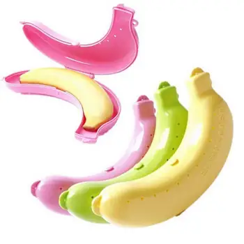 1DB Banán Utazás Szabadtéri Utazás Tároló Doboz Édes Banán Esetben Védő Doboz, Konténer Utazás Szabadtéri Ebéd Gyümölcs Tároló Doboz Jogosultja