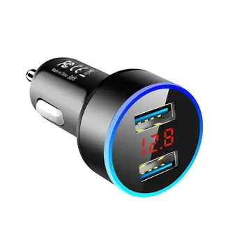 3.1. A Dual USB Autós Töltő LED Kijelző Univerzális Mobiltelefon Automatikus Töltő, Gyorsan Töltő Adapter