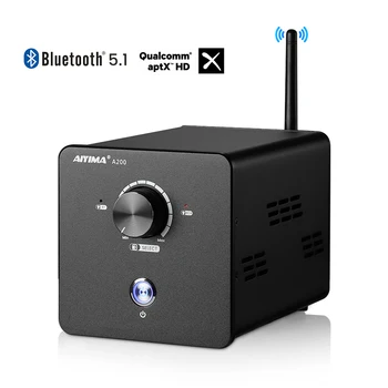AIYIMA Bluetooth 5.1 A200 TPA3255 Sztereó Erősítő Digitális Erősítő QCC3034 APTX USB házimozi Rendszer 200Wx2