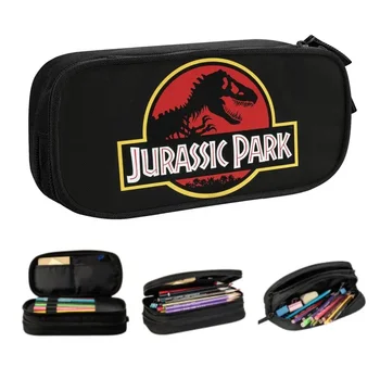 Aranyos Jurassic Park tolltartót a Fiú Lány Nagy Tároló Sci Fi Dinoszaurusz Ceruza Tok Papíráru
