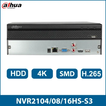 Dahua NVR 4/8/16Channels Kompakt 1U 1HDD Onvif Védelmet NVR2104HS-S3 NVR2108HS-S3 NVR2116HS-S3 Hálózati Videó Rögzítő
