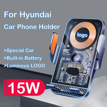 A Hyundai ix25/ix35/Elantra/Mistra/Sonata/Tuscson/Elantra/Cselesztára Tartozékok, Mobil Telefont, Vezeték nélküli Gyors Töltés Autós tartó