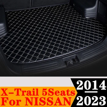 Kocsi Csomagtartójában Mat NISSAN X-Trail 5Seats 2023 2022 2021 2020 2019 2018 2017 2016 2015 2014 Hátsó Rakomány Bélés Farok Boot poggyász Pad