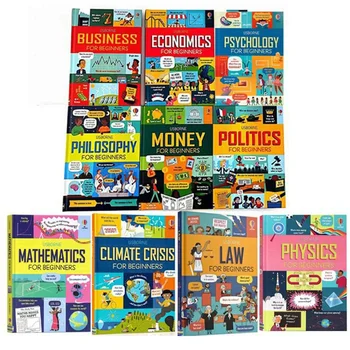 Junior Üzleti Iskola 7 kötetek 10 kötet angol Közgazdaságtan Kezdőknek közgazdaságtan gyermek angol Kép könyvek