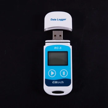 ELITECH 3X 32000 Pont USB Hőmérséklet adatrögzítő Készülék Belső Érzékelő