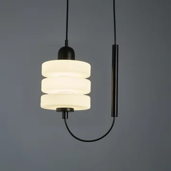 Olasz Étterem Medál Fény Egyetlen Vezető Tervezője Egyszerű Kreatív Fény Luxus Ágy Mellett, Dekoratív Lámpa