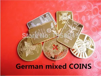 70 db aranyozott német érme gyűjtemény meghatározott,WW2 németország érme gyűjtemény be !a dhl ingyenes szállítás